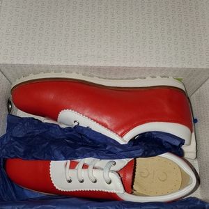 Cielo Fragola Golf Shoes Plank Red/Wht sz 7.5